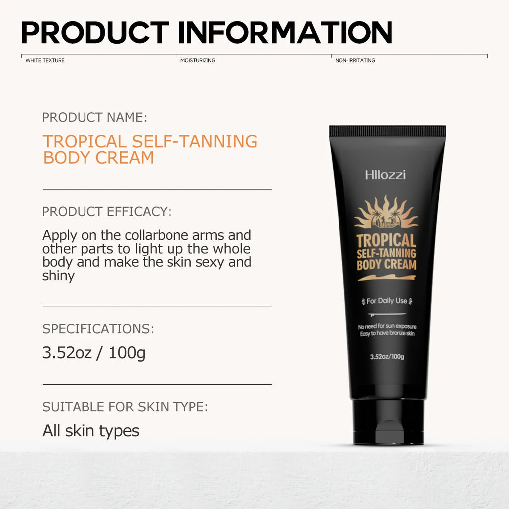 SunKissed – Hydrating Self-Tanner for All Skin Types