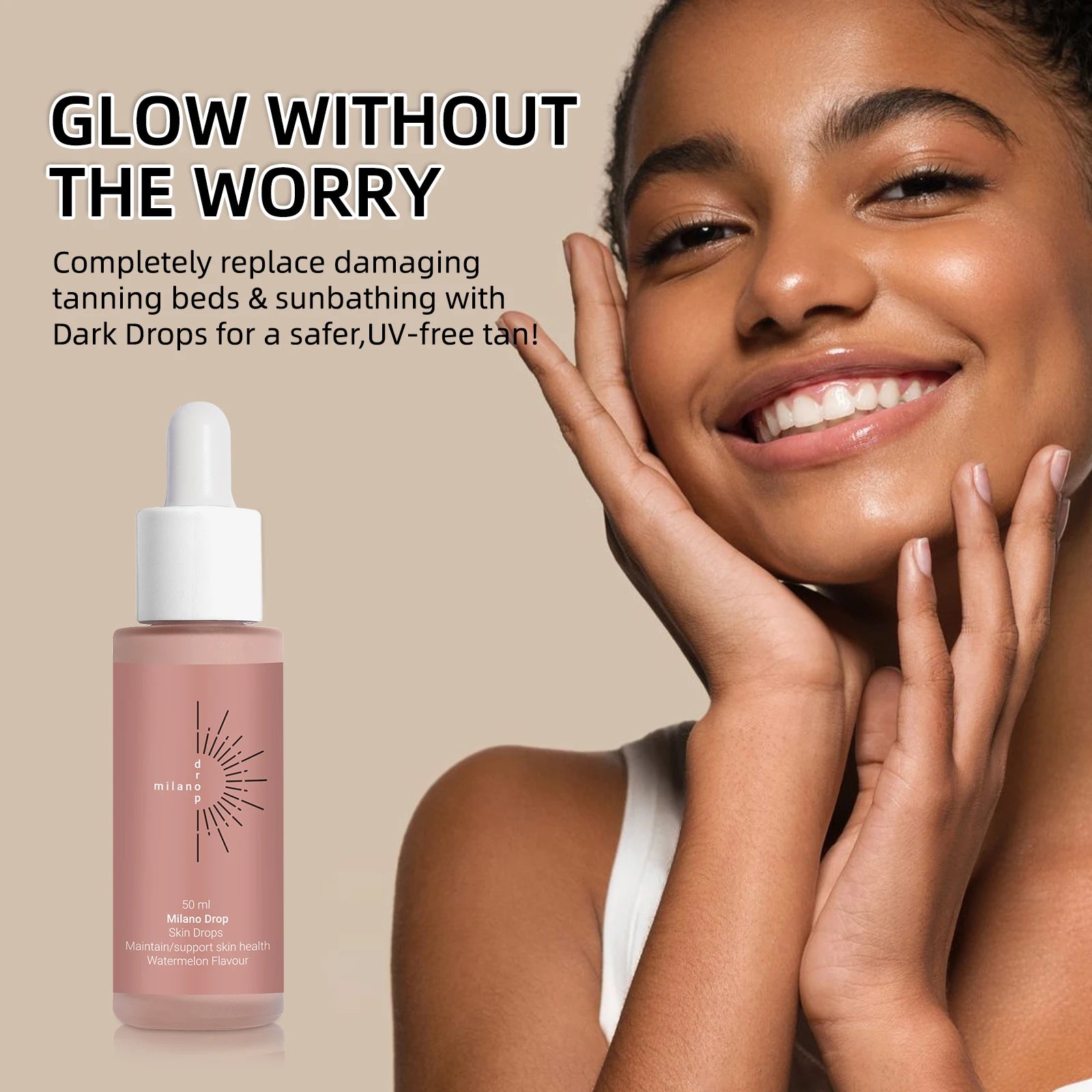 GlowDrop – Self-Tanning Drops for Face & Body (2-Pack)