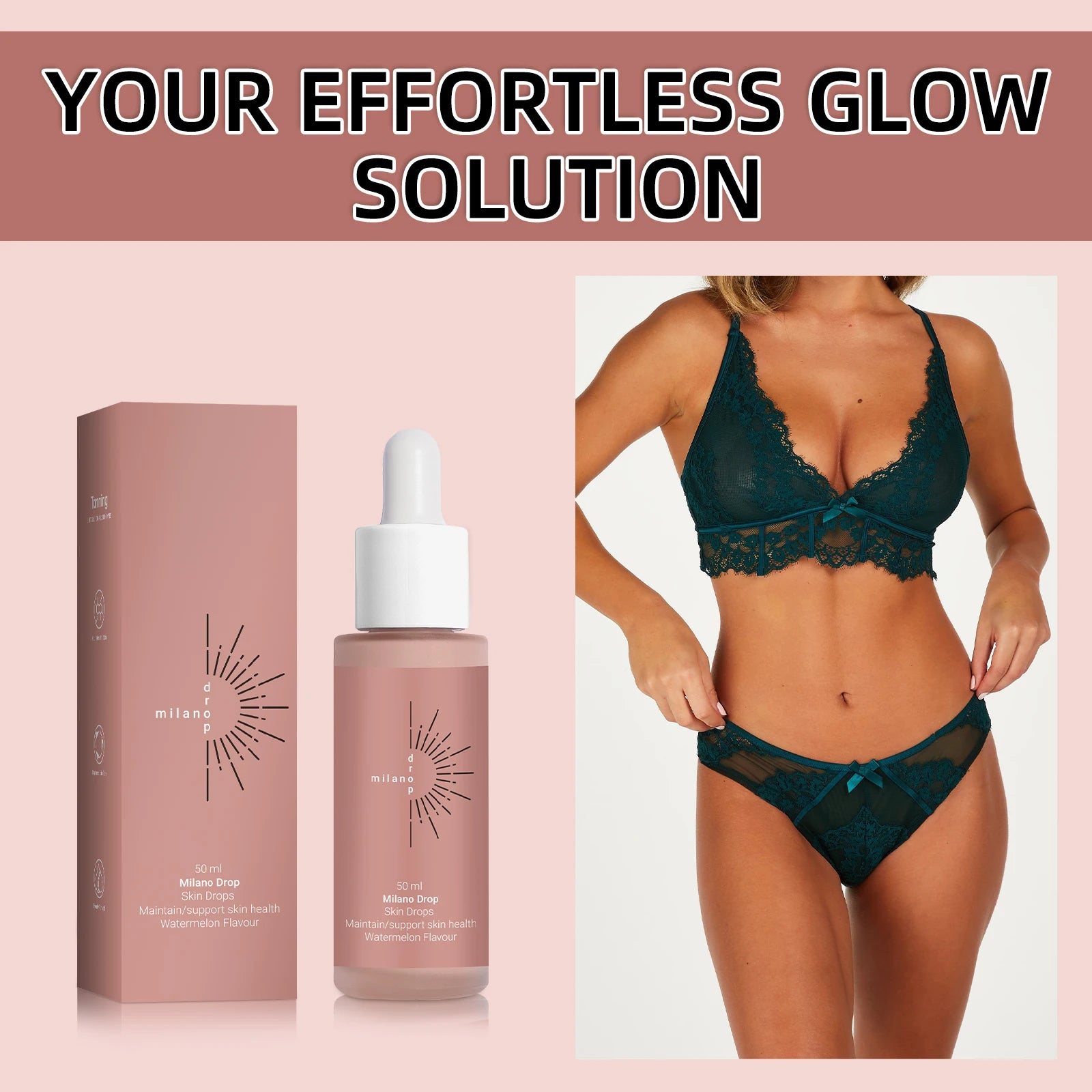 GlowDrop – Self-Tanning Drops for Face & Body (2-Pack)