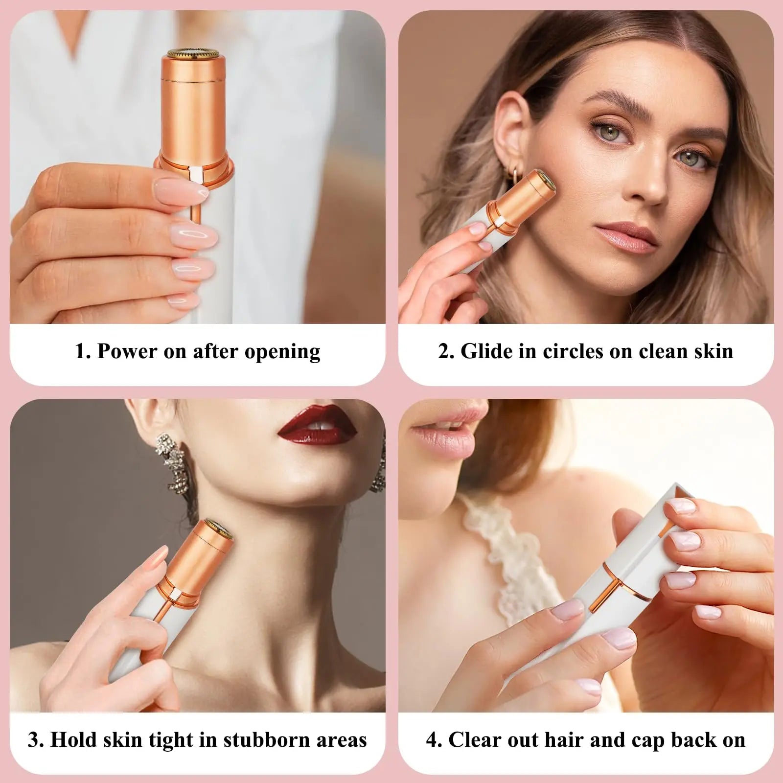SmoothTouch – Electric Facial Hair Remover for Women