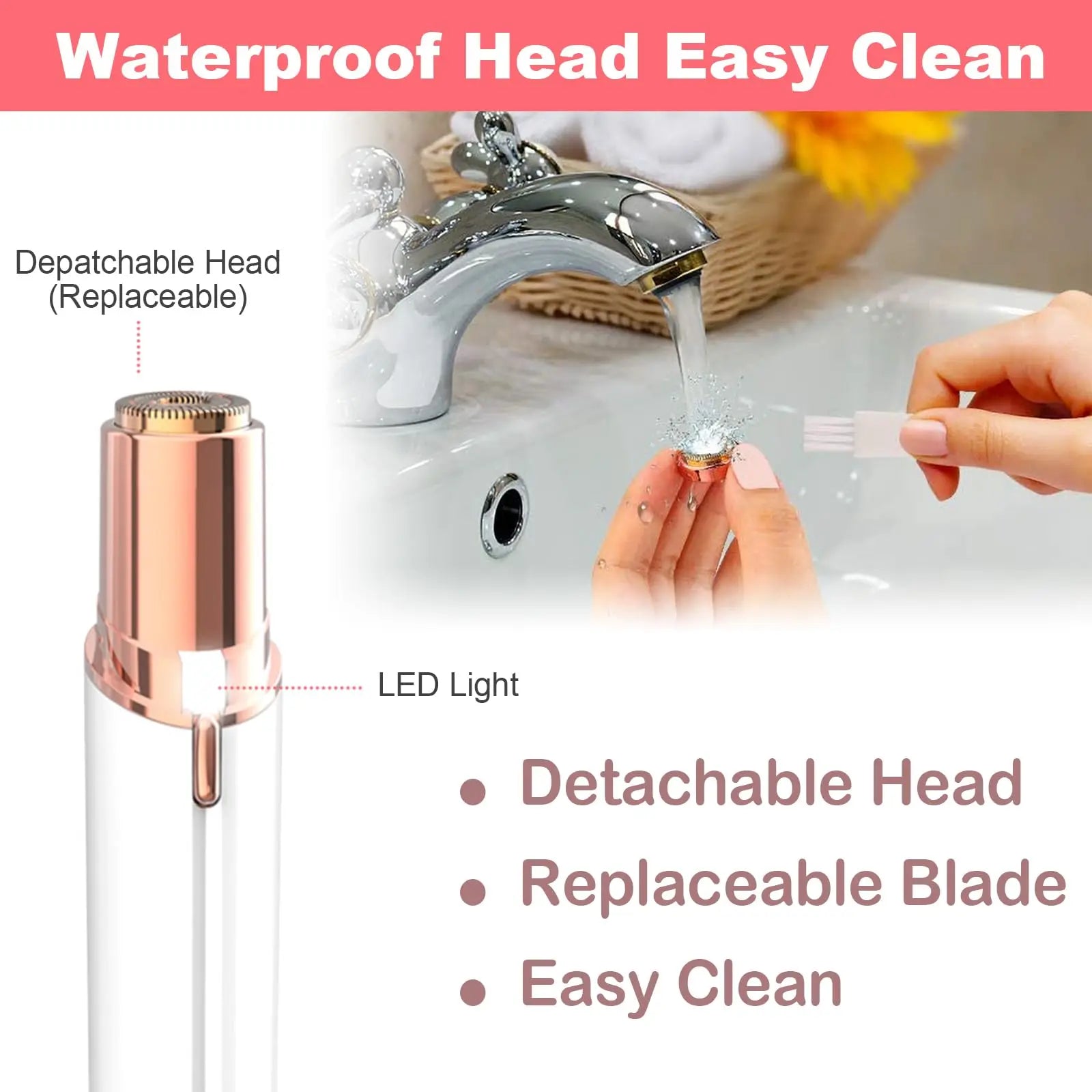 SmoothTouch – Electric Facial Hair Remover for Women