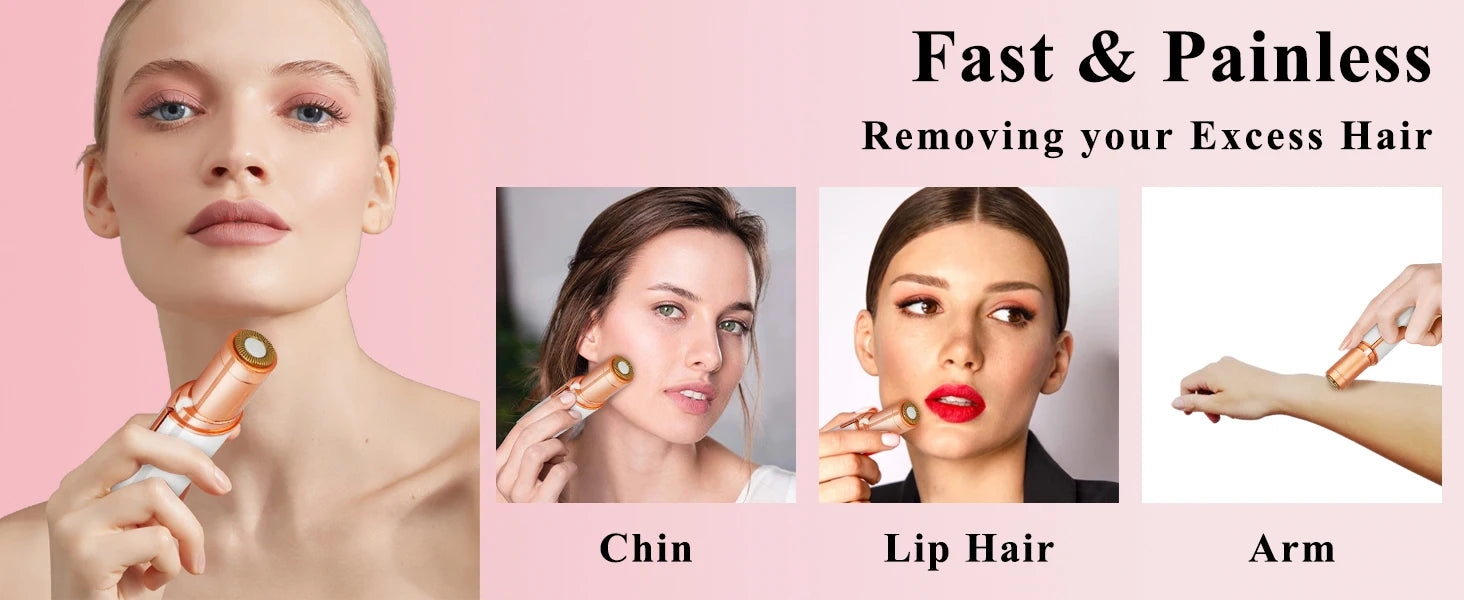 SmoothTouch – Electric Facial Hair Remover for Women